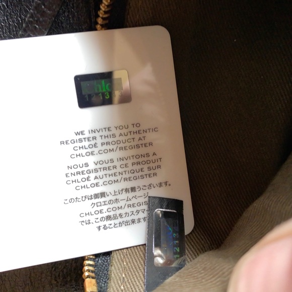 Authentic Chloe Canvas and Leather Long Wallet - Picture 15 of 16